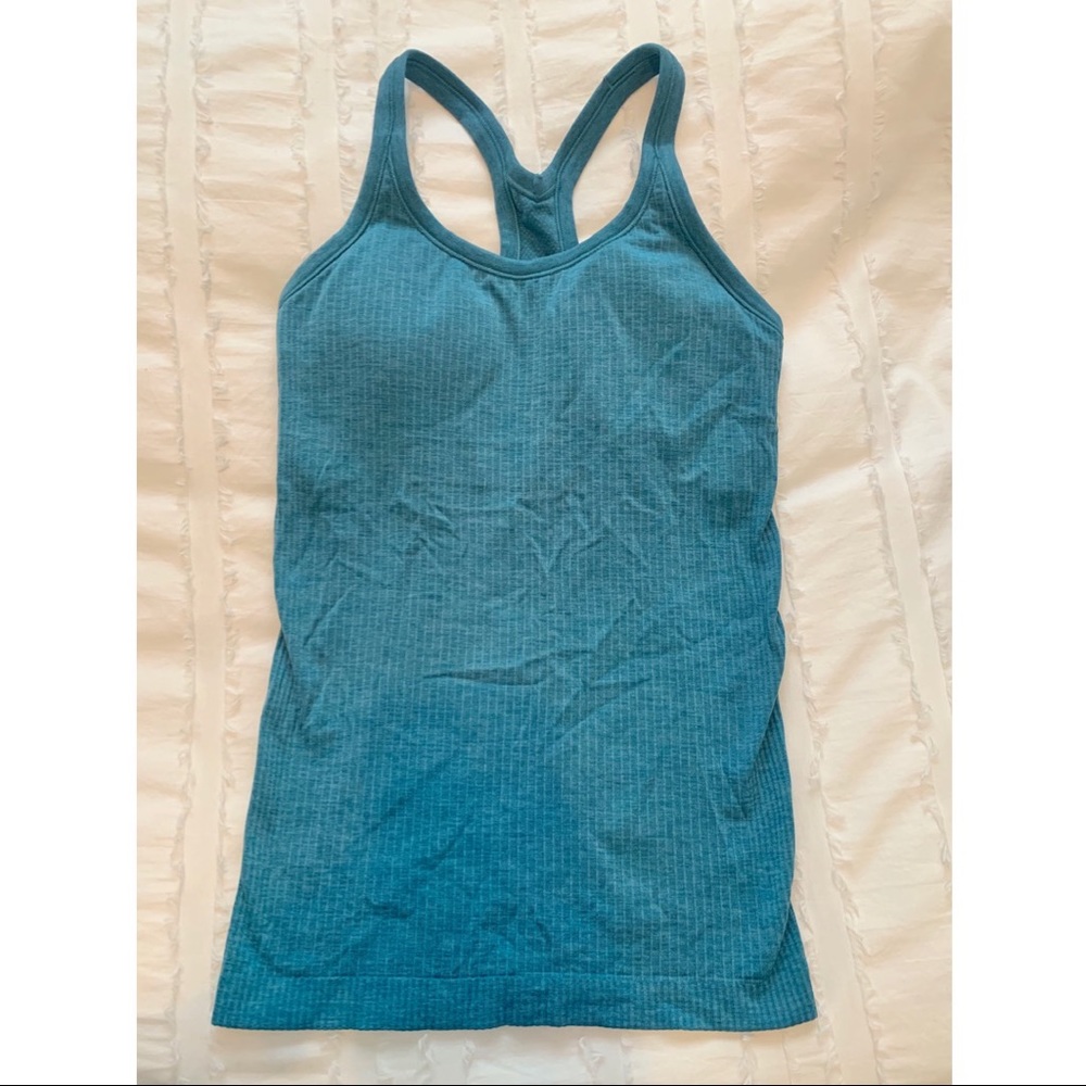 Lululemon Teal Ebb To Street Tank